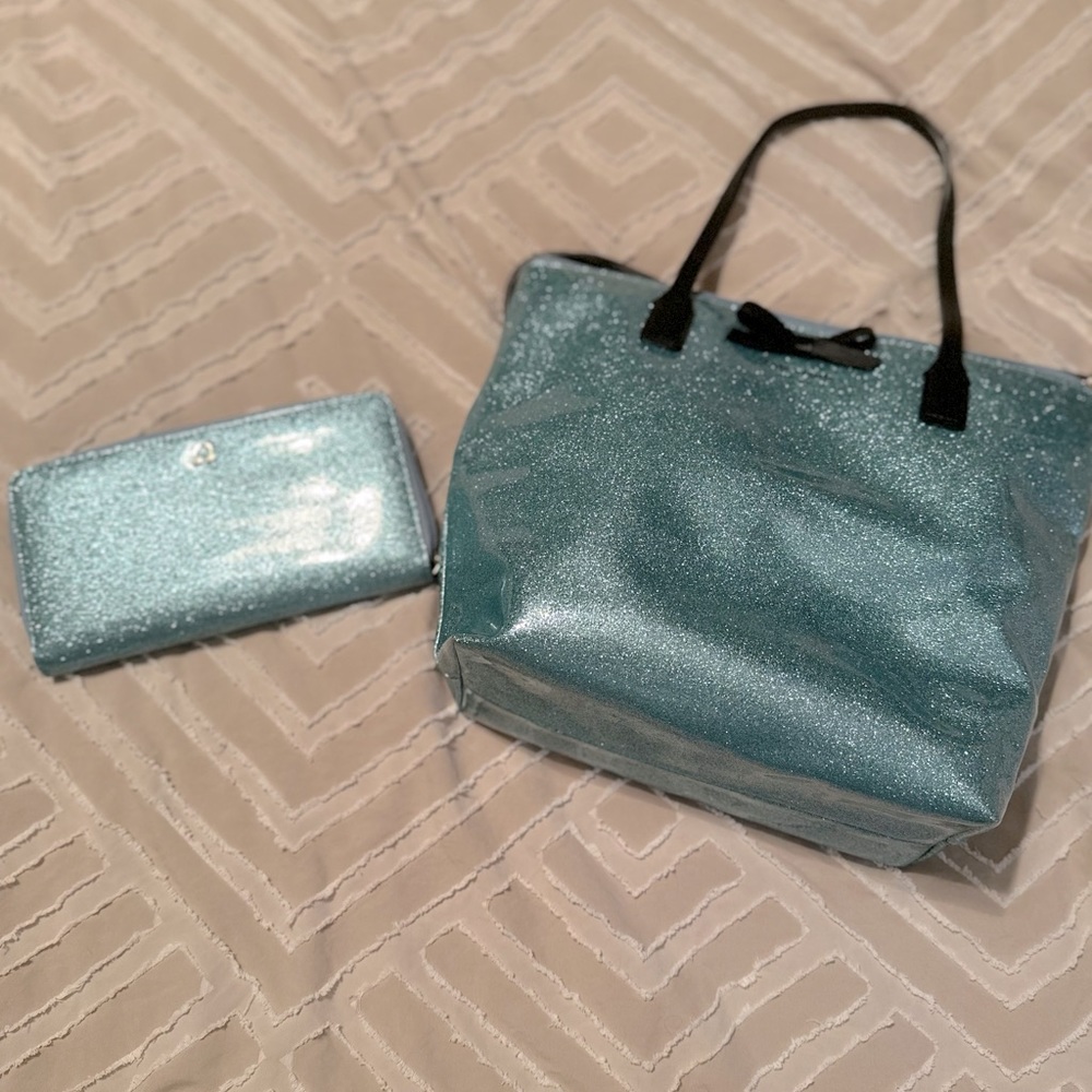 Kate Spade New York MAVIS STREET JERALYN GLITTER SMALL TOTE